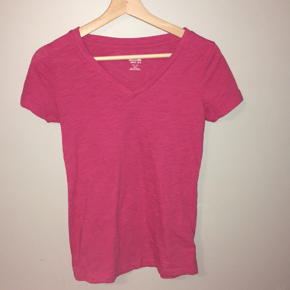 A plain pink top